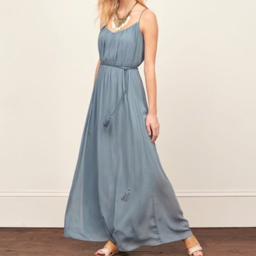 Abercrombie and Fitch Maxi Navy Dress XS